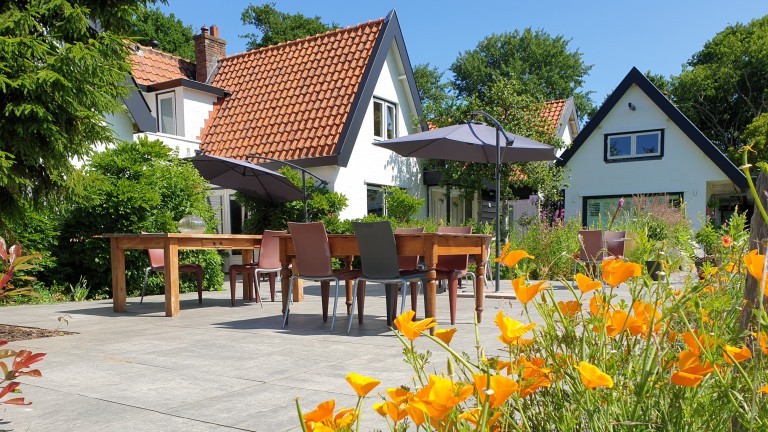 Terras - Villa de Hazelaar