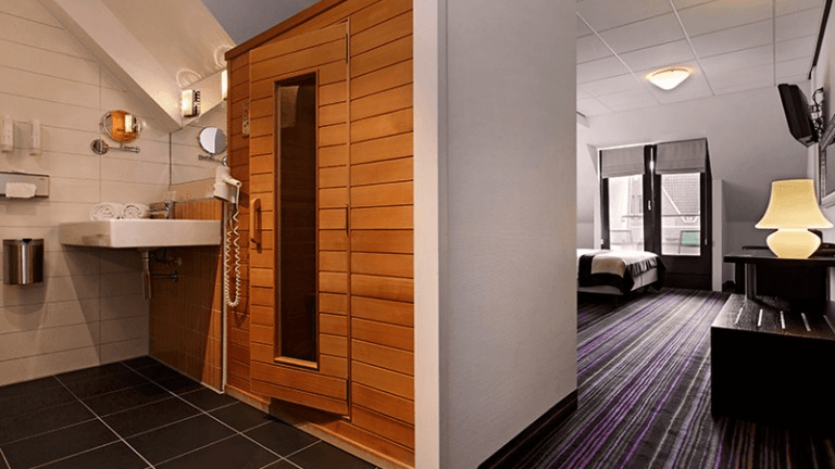 Deluxe kamer met sauna - Hotel de Schout