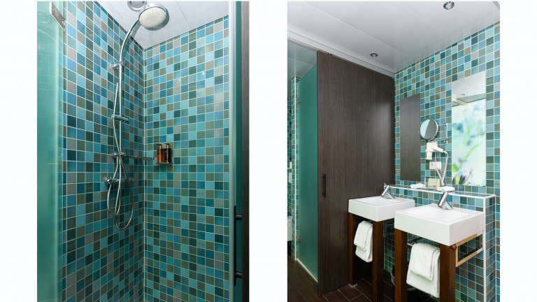 Badkamer comfort plus kamer - Hotel de Roode Schuur