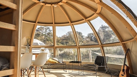 Woonkamer - Vakantiepark Mölke Woonkamer - Vakantiepark Mölke