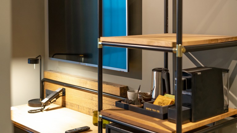 Tweepersoonskamer met uitzicht (twin) - Four Elements Hotel Amsterdam
