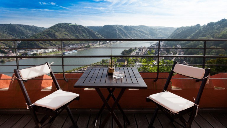 Uitzicht - Hotel Schloss Rheinfels