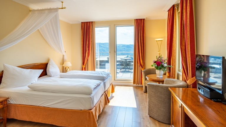 Deluxe kamer- Hotel Schloss Rheinfels
