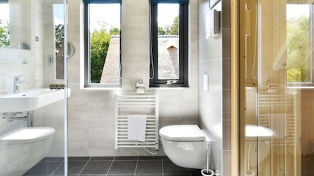 Badezimmer mit Sauna - Landal Berger Duinen