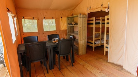 Wohnzimmer - Vodatent Camping het Swinnenbos