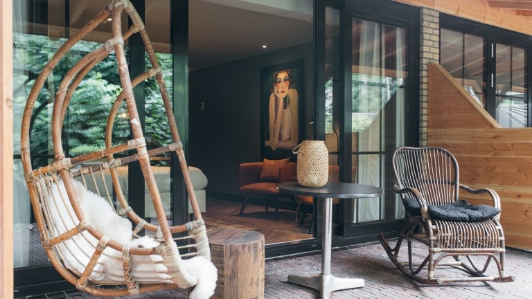 Komfortzimmer mit Dusche und Terrasse (Aussicht)