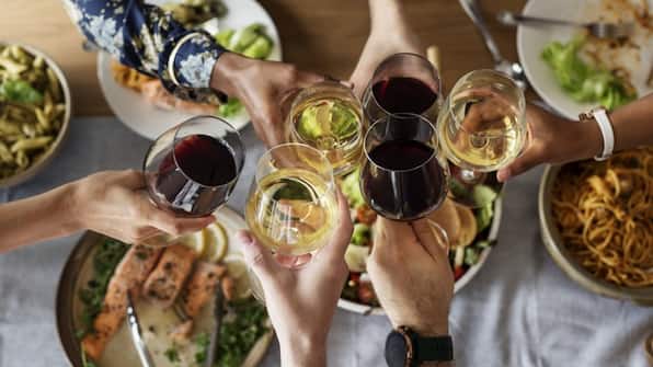 Weinverkostung - Bed und Wein der Castle Farm