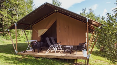 Buitenaanzicht - Vodatent Camping Vallee de l'Our