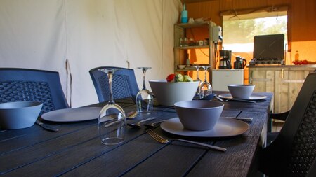 Keuken - Vodatent Camping Vallee de l'Our