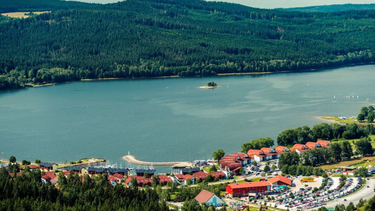 Luchtfoto - Landal Marina Lipno