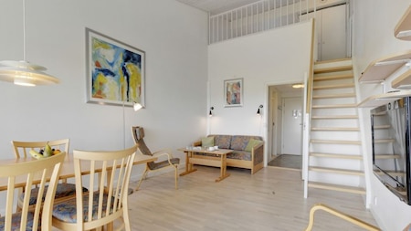 Woonkamer - Landal Strandappartementen Fyrklit Woonkamer - Landal Strandappartementen Fyrklit