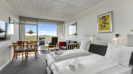 Woonkamer - Landal Strandappartementen Fyrklit Woonkamer - Landal Strandappartementen Fyrklit