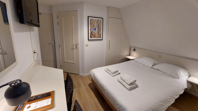 Compacte tweepersoonskamer - Hotel Marktzicht