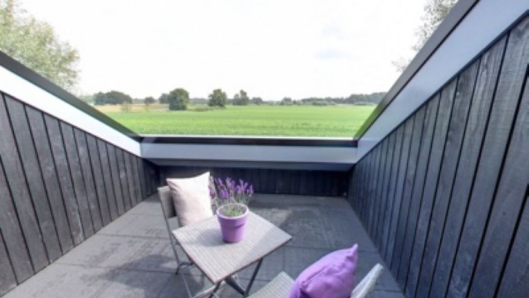 Royale kamer met dakterras - Boutique Hotel en restaurant De Gloepe