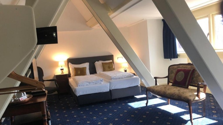 Suite met balkon - Hotel De Gulden Waagen