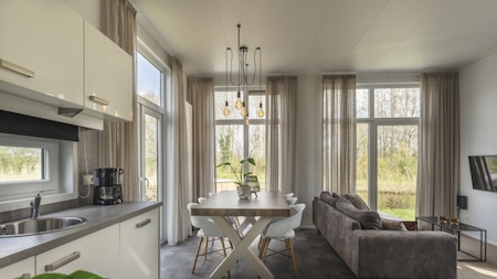 Woonkamer - Vakantiepark Mölke Woonkamer - Vakantiepark Mölke