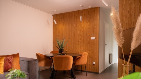 Woonkamer - Vakantiepark Mölke Woonkamer - Vakantiepark Mölke