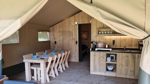 Safari Zelt 6 Personen inkl. Sanitär