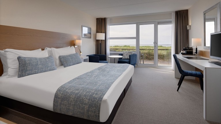 Superior zeezijde kamer - WestCord Strandhotel Seeduyn
