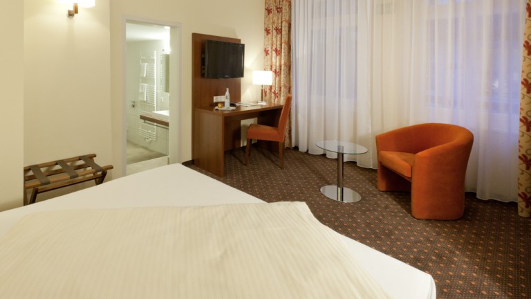 Eenpersoonskamer - Stadt-gut-Hotel und Gasthof Goldenere Adler