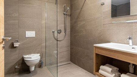 Badezimmer - UplandParcs Silvretta