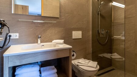 Badezimmer - UplandParcs Silvretta