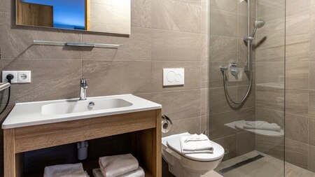 Badezimmer - UplandParcs Silvretta