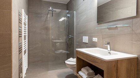 Badezimmer - UplandParcs Silvretta