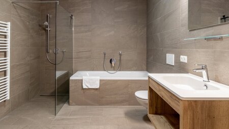 Badezimmer - UplandParcs Silvretta