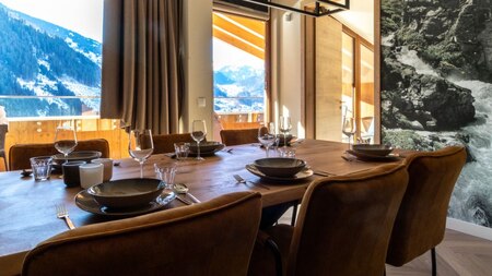 Speisesaal - UplandParcs Silvretta