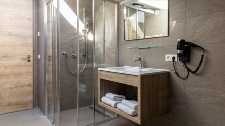 Badezimmer - UplandParcs Silvretta