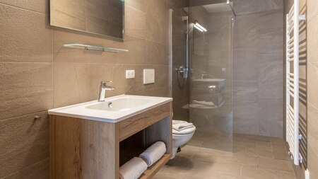 Badezimmer - UplandParcs Silvretta