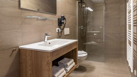 Badezimmer - UplandParcs Silvretta