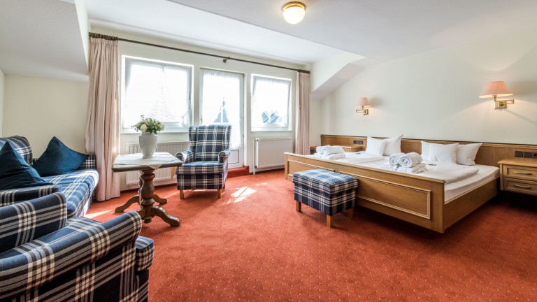 Tweepersoonskamer Plus met balkon - Hotel Hanses Bräutigam