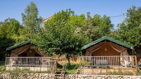 Buitenaanzicht - Vodatent Camping Le Rotja Buitenaanzicht - Vodatent Camping Le Rotja