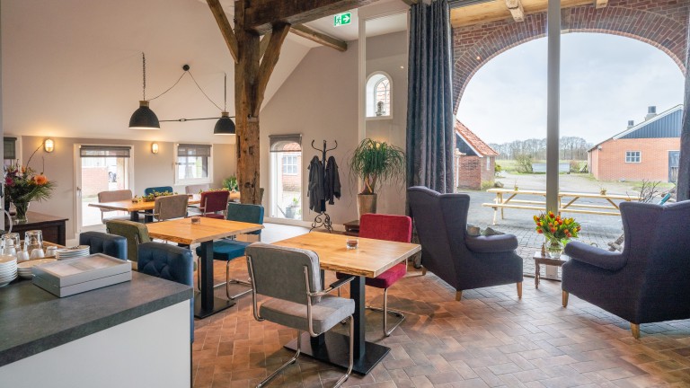 Woonkamer - Bed and Breakfast Erve Groot Wegereef