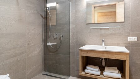 Badezimmer - UplandParcs Silvretta