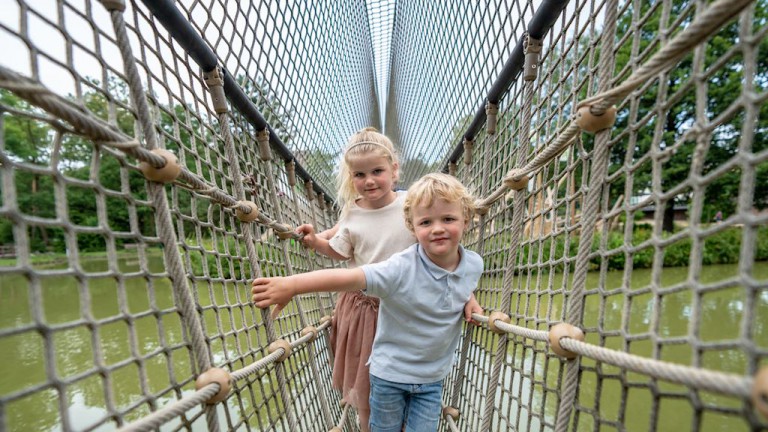 Touwbrug - Landal de Lommerbergen