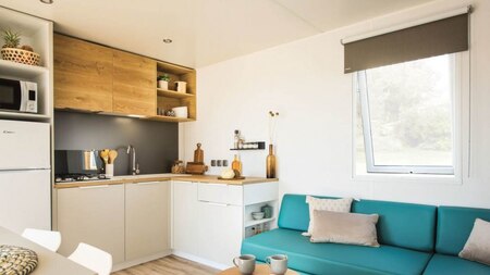 Woonkamer - Camping de Vinkenkamp Woonkamer - Camping de Vinkenkamp