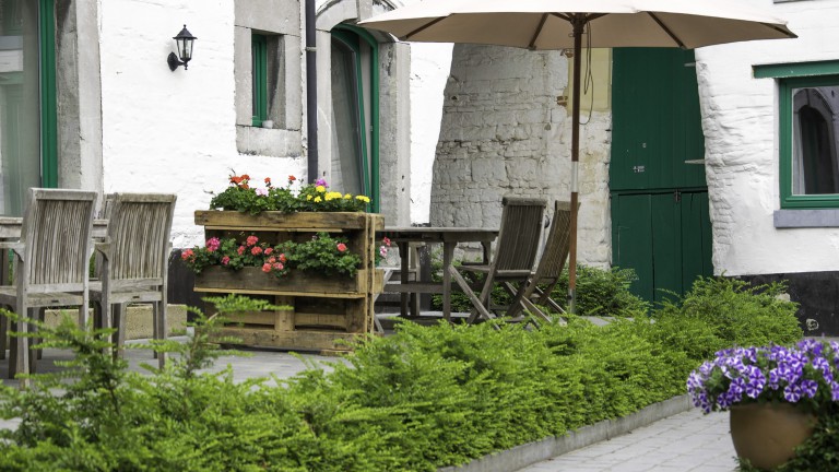 Terrasse - Bed and Breakfast De Oude Winning