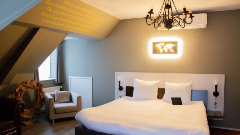 Romantisches Zimmer – Hotel de Wereld