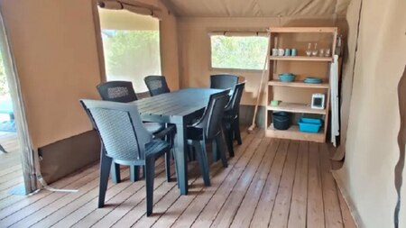 Woonkamer - Vodatent Ballum Camping
