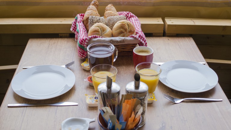 Frühstück - Camping de Grienduil