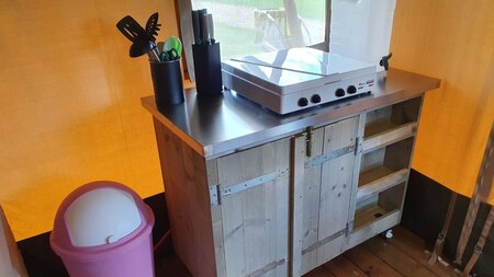 Küche - Vodatent Camping Oude Rhein