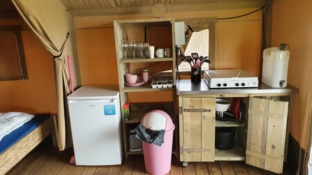 Küche - Vodatent Camping de Oude Rijn