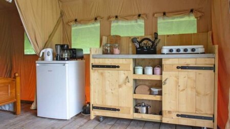 Keuken - Vodatent Camping de Tolbrug