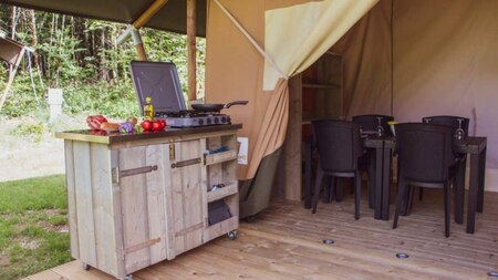 Keuken - Vodatent Camping de Tolbrug