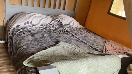 Slaapkamer - Vodatent Minicamping de Lindenhoeve