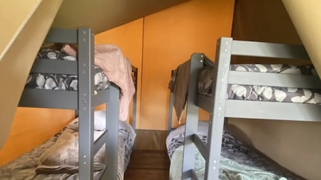 Slaapkamer - Vodatent Minicamping de Lindenhoeve