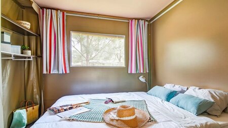 Slaapkamer - Vodatent Camping le Paradou